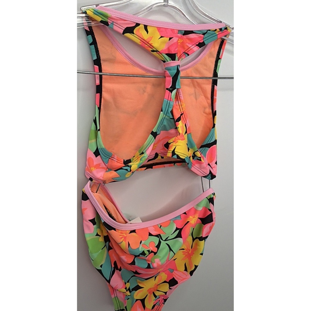 Cat and Jack Girls Floral 2 Piece Bikini Set Size MEDIUM 8 New with Tags - Picture 9 of 15